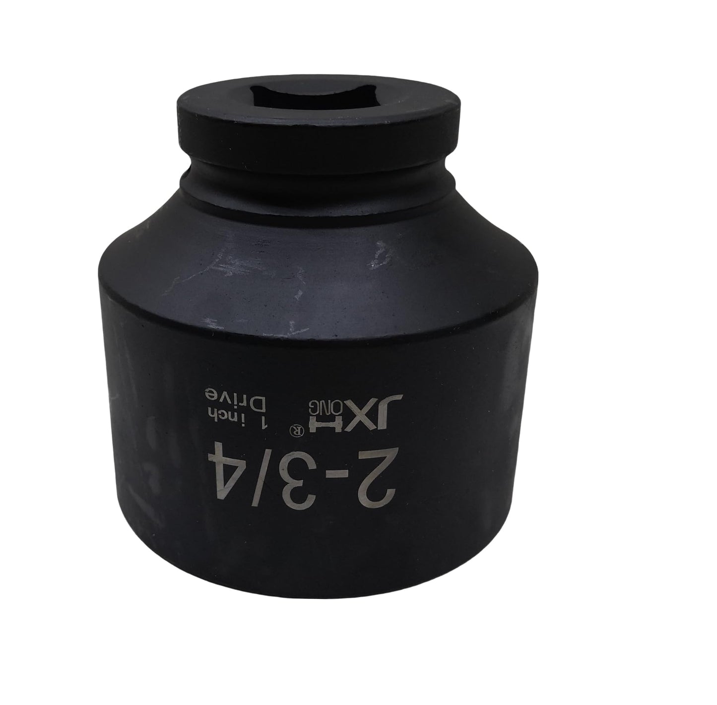 JXHONG 1" Drive 2-3/4" Impact Socket, 6-Point, Heat Treated Cr-V Alloy Steel