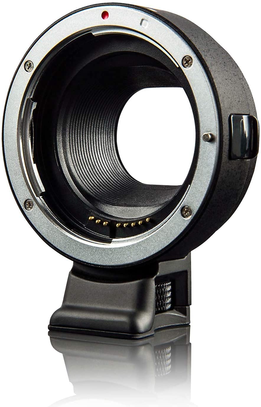 EF-EOS M Lens Adapter Auto-Focus Lens Converter Ring Compatible for Canon EF/EF-S Lens and Canon EOS-M (EF-M Mount) Camera EOS M M2 M3 M5 M6 M10 M50 M100