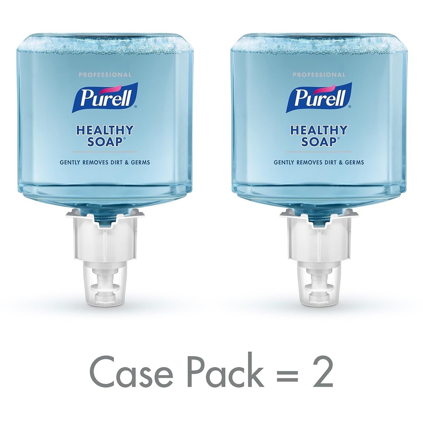 PURELL 507202 Healthcare HEALTHY SOAP Gentle and Free Foam, 1200 mL, for ES4 Dispensers, 2/CT