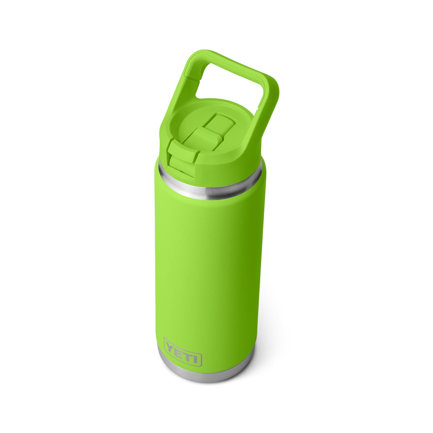 YETI Rambler 26 oz Bottle, Vacuum Insulated, Stainless Steel with Color Matching Straw Cap,Venom