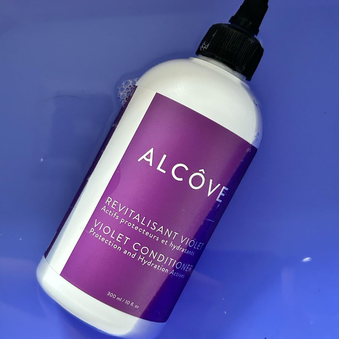 Alcôve - Violet Shampoo & Conditioner Duo - Blonde and Colored Hair - Sulfate-Free - Neutralize Yellow and Brassy Tones - Evening Primrose Oil - Mango Extract - Argan Oil - Color-Safe - 10oz