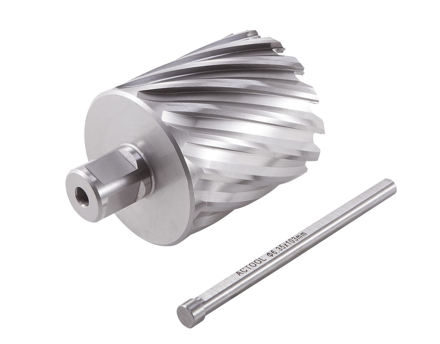 ACTOOL 2-1/4" Diameter × 2" Depth of Cut HSS ANNULAR Cutter with 3/4'' Weldon Shank
