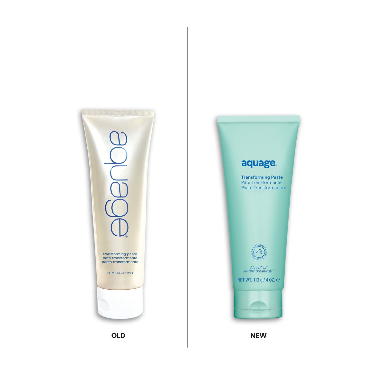 Aquage Transforming Paste, Ultra-Firm Hold Texturizer, Combines Flexibility of a Wax With The Hold of Hairspray, 4 oz.