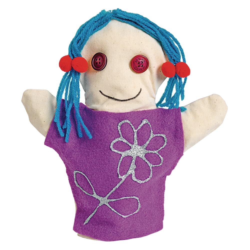 Colorations CANPUP Canvas Person Puppets (Pack of 12)