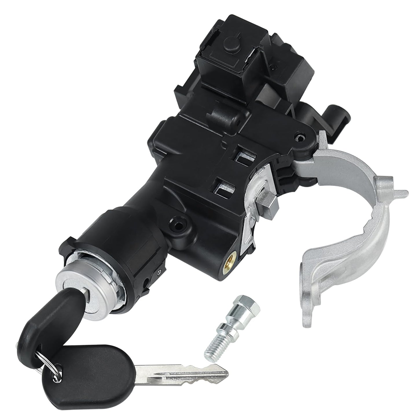989-019 Compatible with 2008-2012 Ford Escape,2009-2011 Ford Focus,2008-2011 Mazda Tribute,2008-2010 Mercury Mariner Ignition Switch Lock Cylinder Assembly/2 Chip Keys with Shear Bolt 9L8Z-3511-A