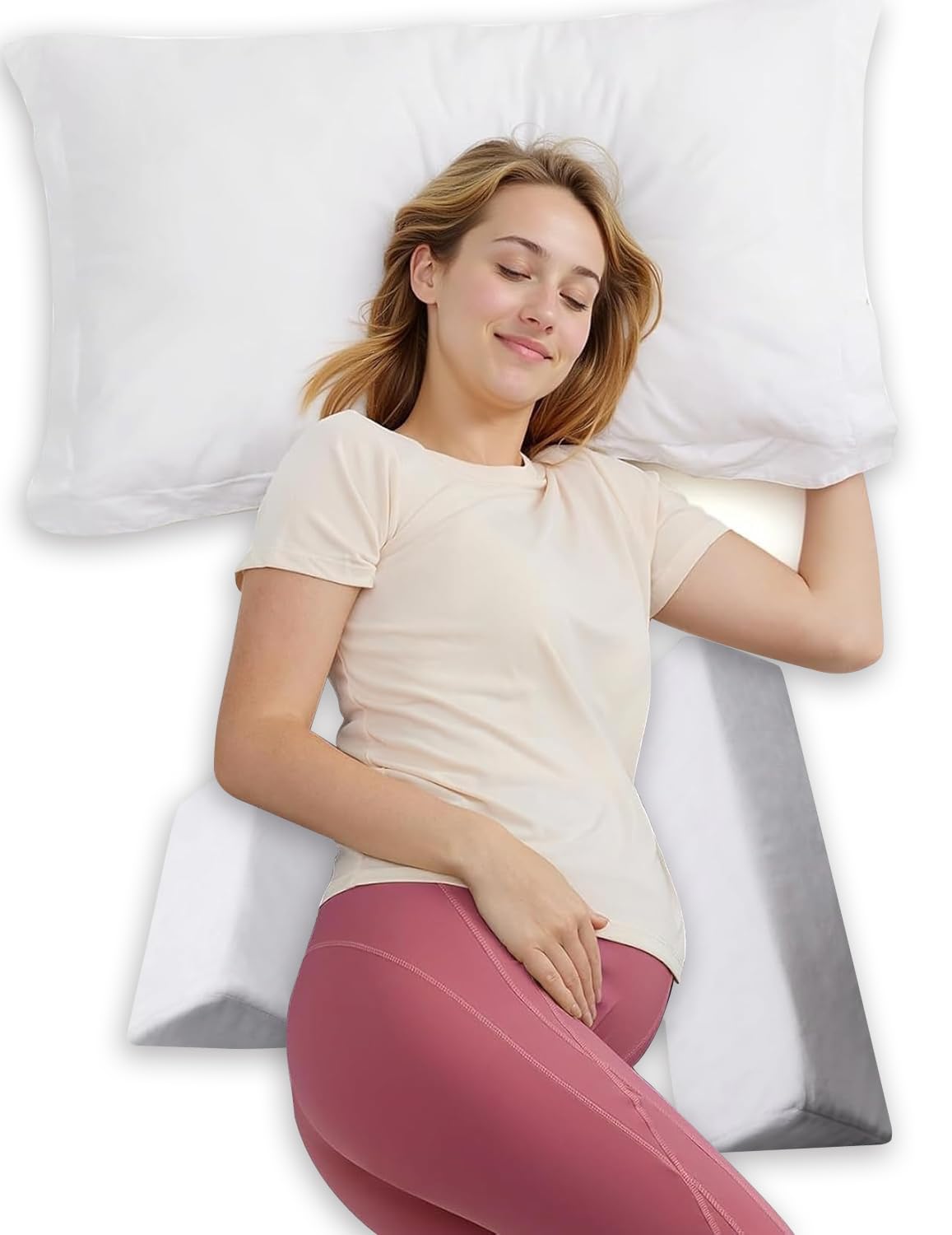 Side Sleeper Weddge Adjustable Soft and Breathable Cushion