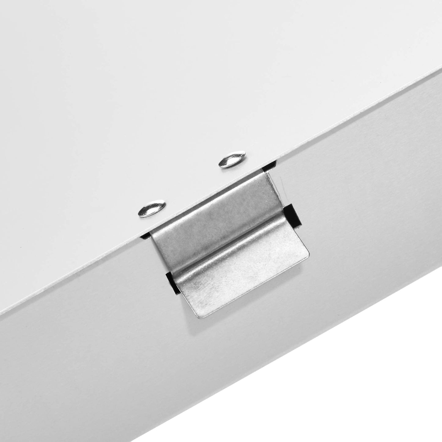 Amazon Basics Aluminum Storage Clipboard - 14" x 9", Two-Tier, Standard Clip, 8-Pack, Silver