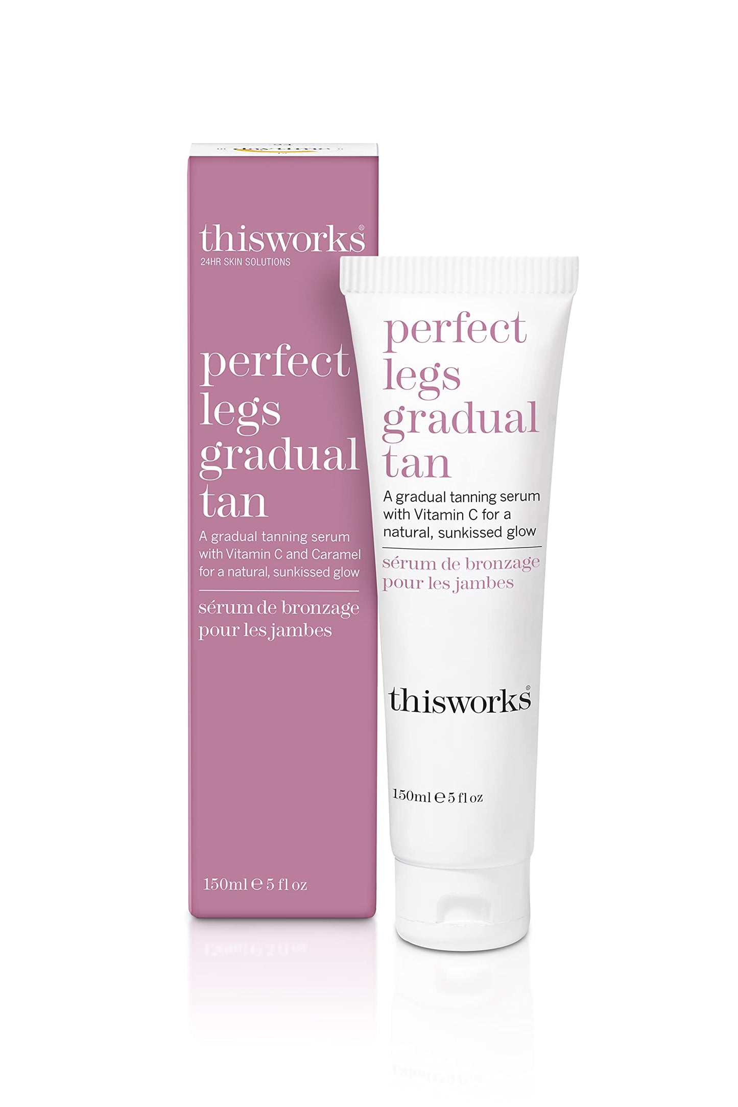 This Works Perfect Legs Gradual Tan, Self Tanner with Vitamin E & Shea Butter, 150ml