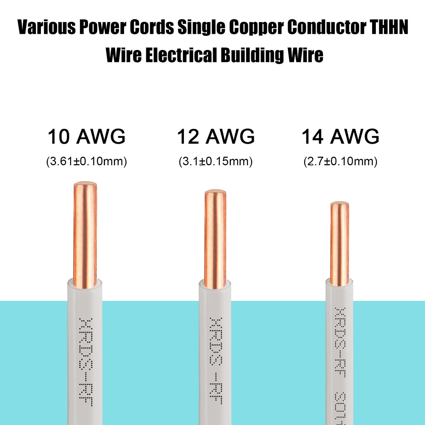 12AWG THHN Wire 200FT, Single Bare Copper Conductor with PVC and Nylon Insulation, 600V Rated, Heavy-Duty THHN Wire for Residential and Industrial Use (12 Gauge, 200 Feet)