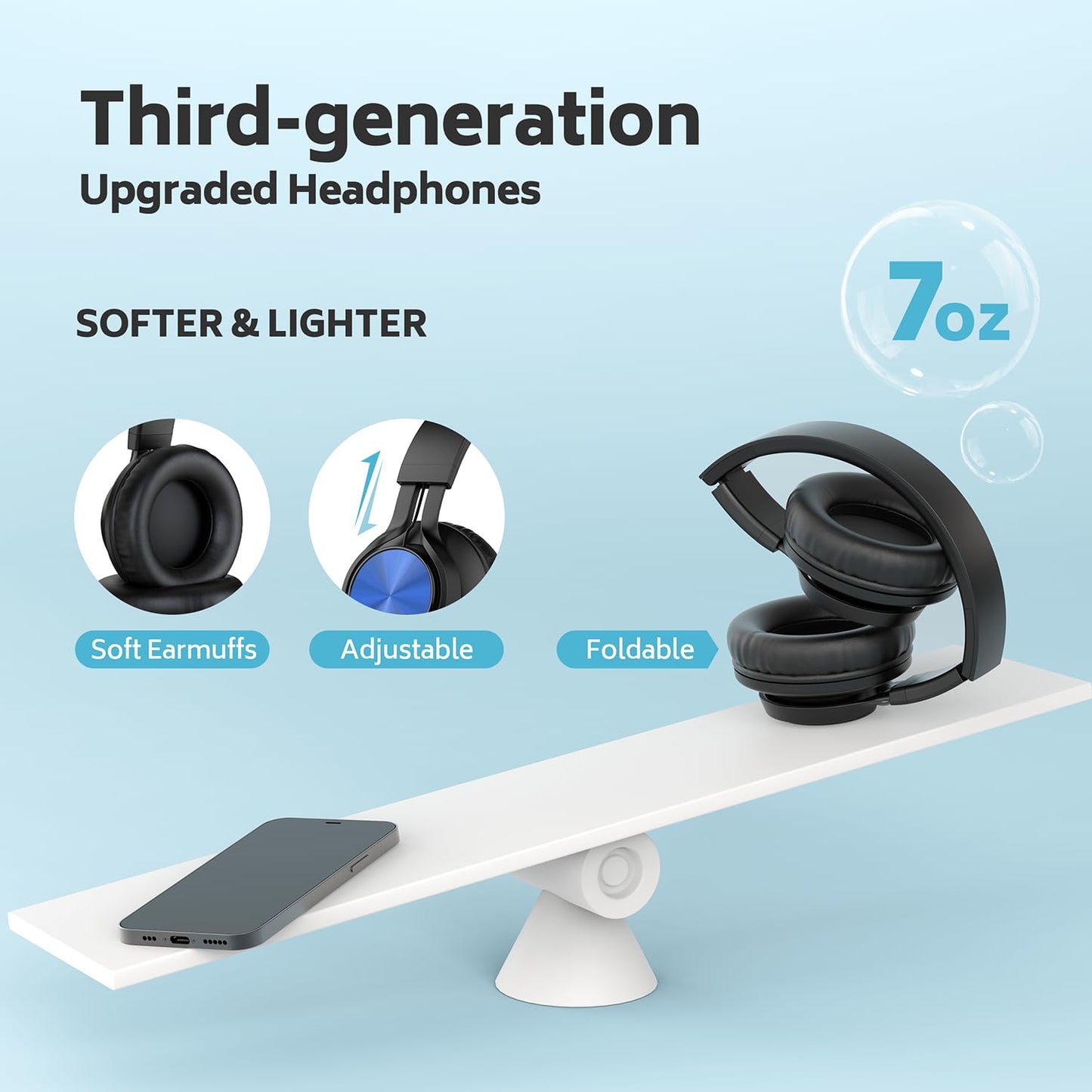 AILIHEN Headphones Wired 12-Pack Bulk for School Students Kids K-12 Classroom,Adjustable, Foldable, Over-Ear Headsets with Microphone HD Stereo Sound 3.5mm Jack for Chromebook, Laptop (Multicolor)