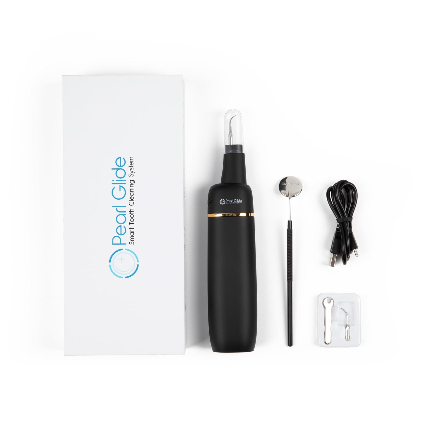 Smart Tooth Cleaning System - Sonic Tooth Cleaner with 360° HD Video Imaging, Dental Calculus Remover with LED Lighting, Three Cleaning Modes, Water Tank