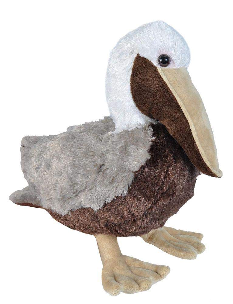 Wild Republic Brown Pelican Plush, Stuffed Animal, Plush Toy, Gifts for Kids, Cuddlekins 15 inches