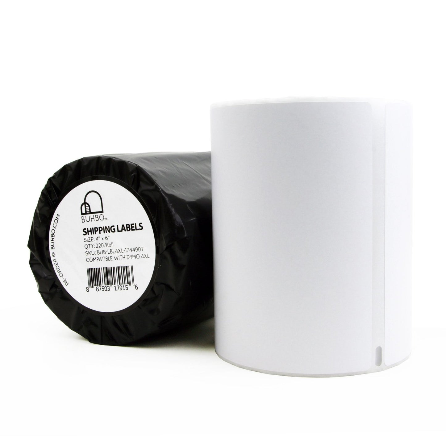 Buhbo Compatible with DYMO LabelWriter 4XL 4" x 6" Shipping Label 1744907, White (20 Pack / 220 Labels Per Roll)