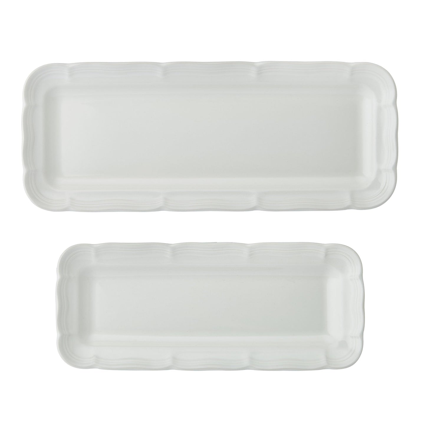 Mikasa French Countryside Bread Tray Serving Platters, Set of 2, 12 Inch and 15 Inch
