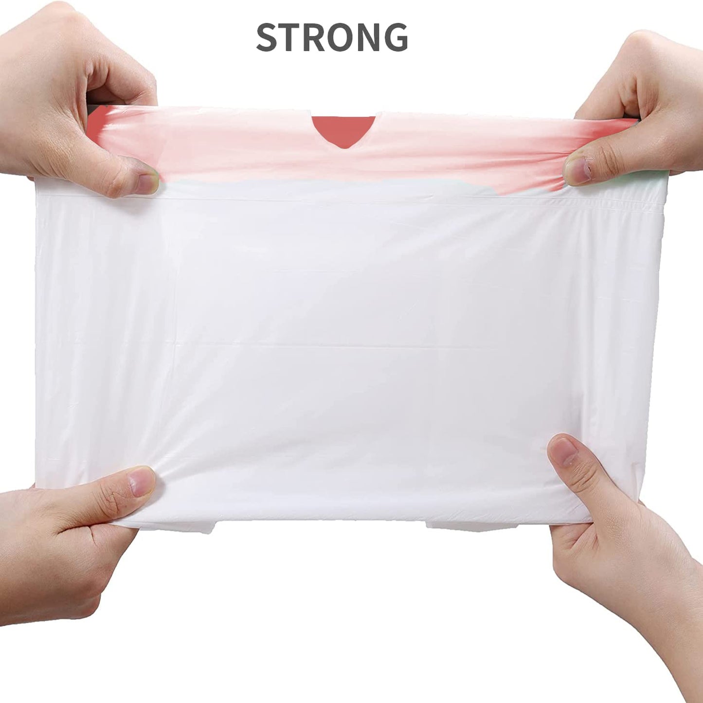 BEIDOU-PAC 30 Gallon Trash Bags Drawstring, 75 Count, White & Unscented, Multi-purpose Garbage Bags Can Liners for Business Home Kitchen Commercial and Industrial