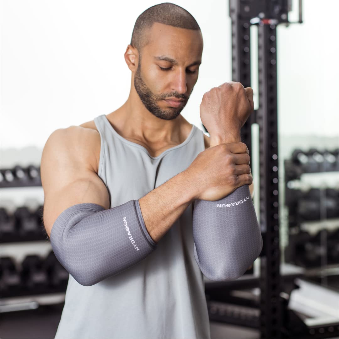 HYDRAGUN Thermosleeve 360° Hot/Cold Compression Sleeve for Knee, Joint, Muscle Pain, Cold and Heat Therapy (Medium)