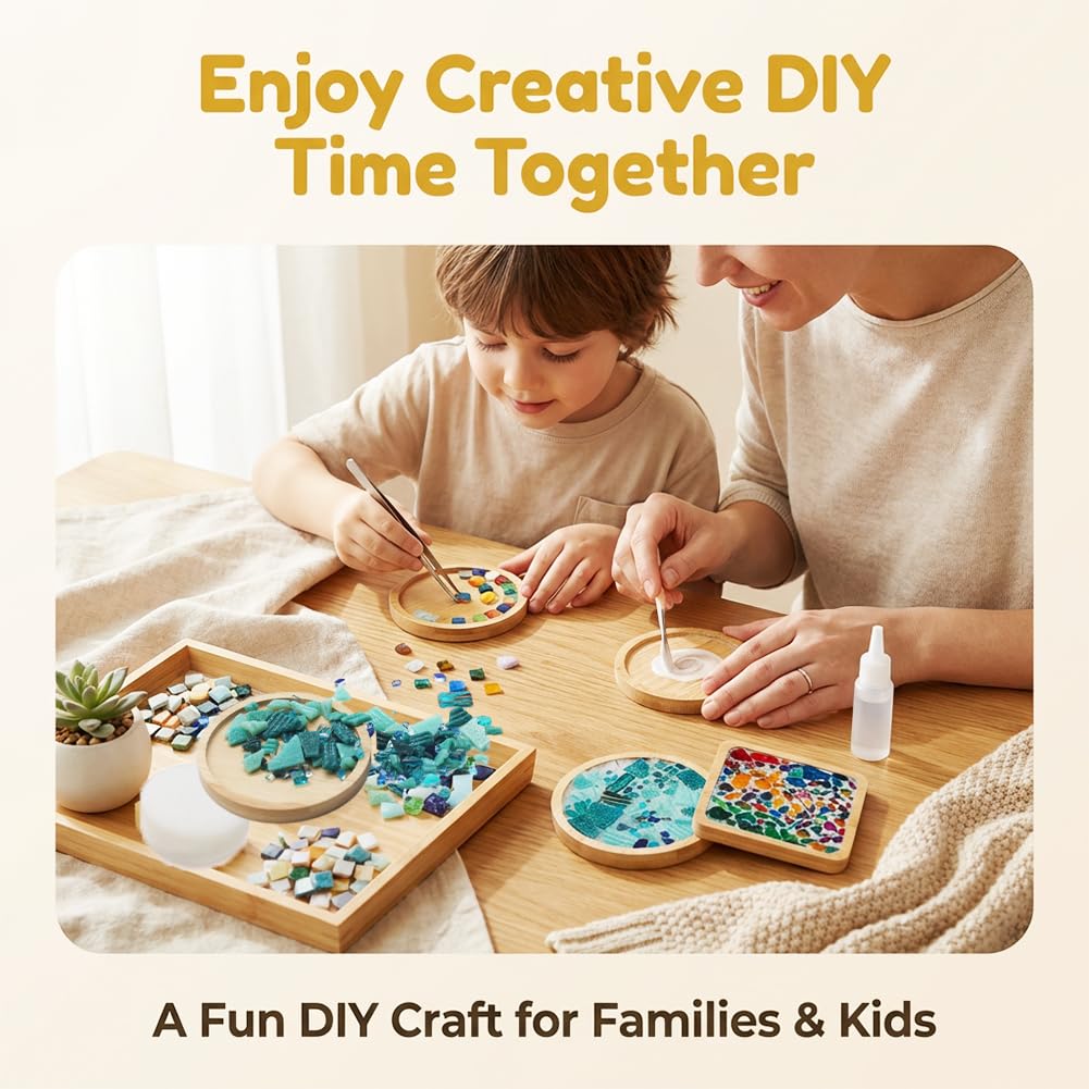 Mosaic Coaster kit (4)