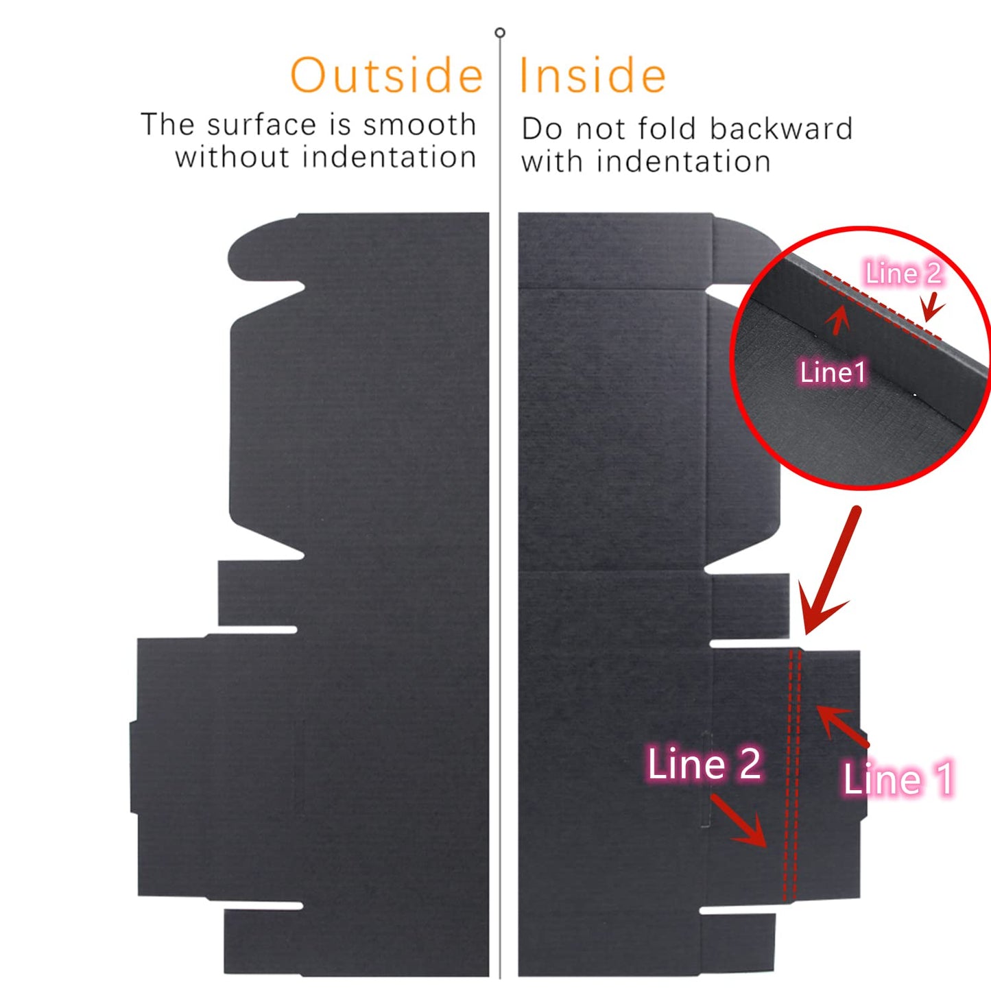 Lmuze Black Shipping Boxes for Small Business Pack of 15-12x9x6 inches Cardboard Corrugated Mailer Boxes for Shipping Packaging Craft Gifts Giving Products