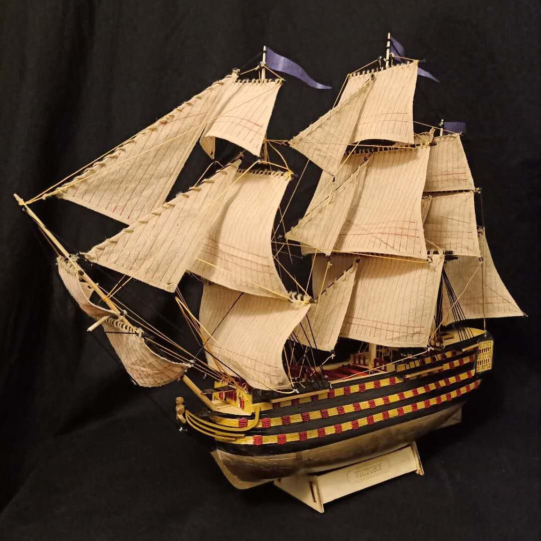 HMS Victory 3D Wooden Puzzle DIY Ship Craft Laser-Cut Model Kits to Build for Adults 1:200