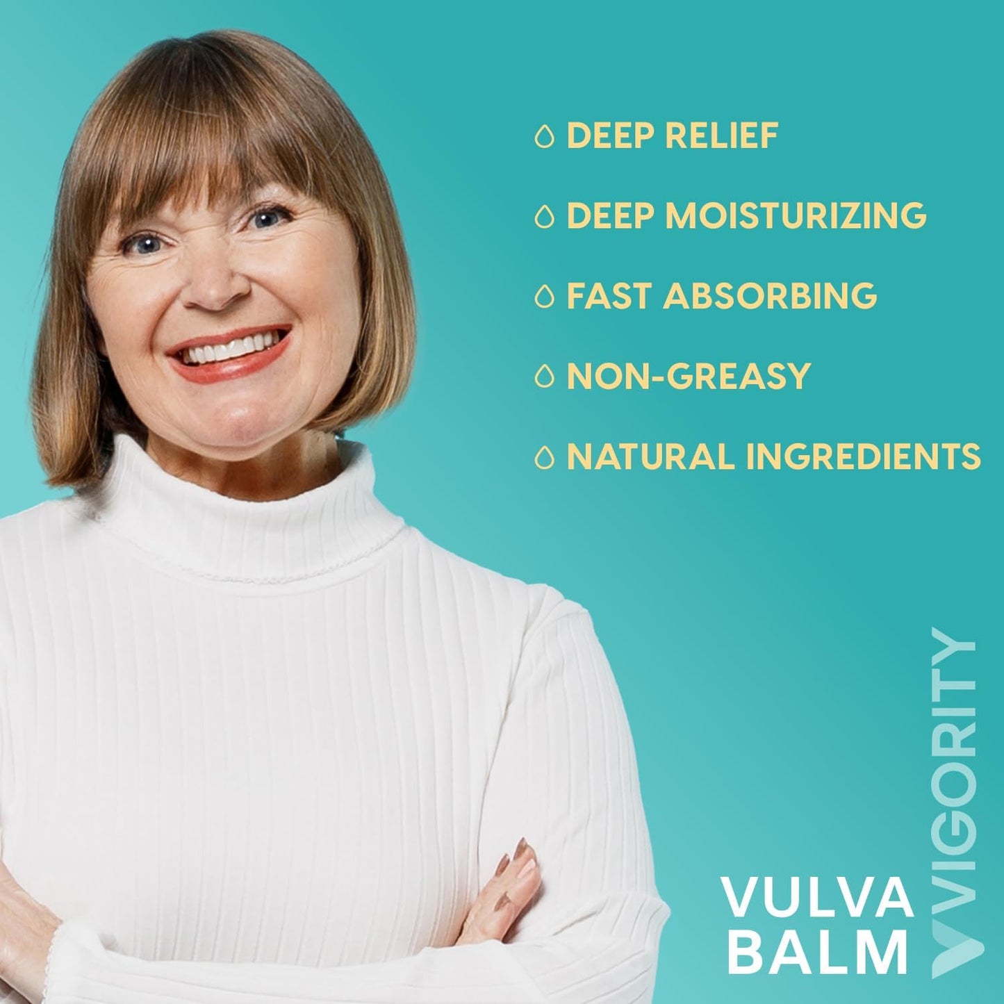 Vigority Vulva Balm Vaginal Moisturizer for Women 2-pack: Intimate Skin Care Relieves Dryness, Itch, Odor & Irritation - Menopause Suppor With Beeswax, Shea Butter, Emu Oil, and CoQ10 - Estrogen Free