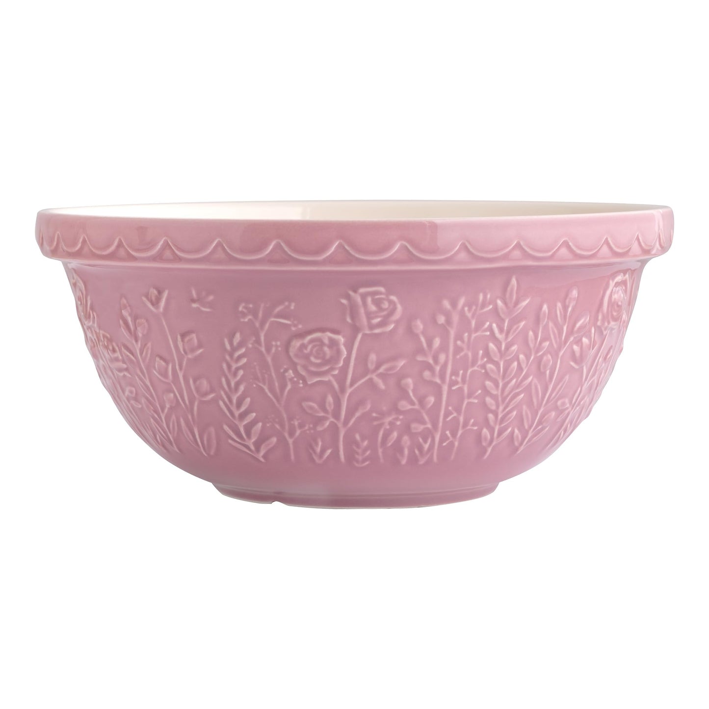 Mason Cash In The Meadow S12 (4.25 Qt) Mixing Bowl | Rose (Pink)