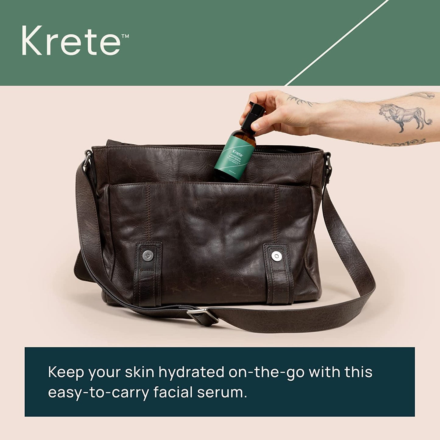 KRETE Hydrating Face & Body Serum Head-to-Toe Bundle - Moisturize, Smooth, Hydrate, & Protect Your Skin In 30-Seconds, Oil-Free, All Skin Types with Apple Stem Cell Extract & Hyaluronic Acid