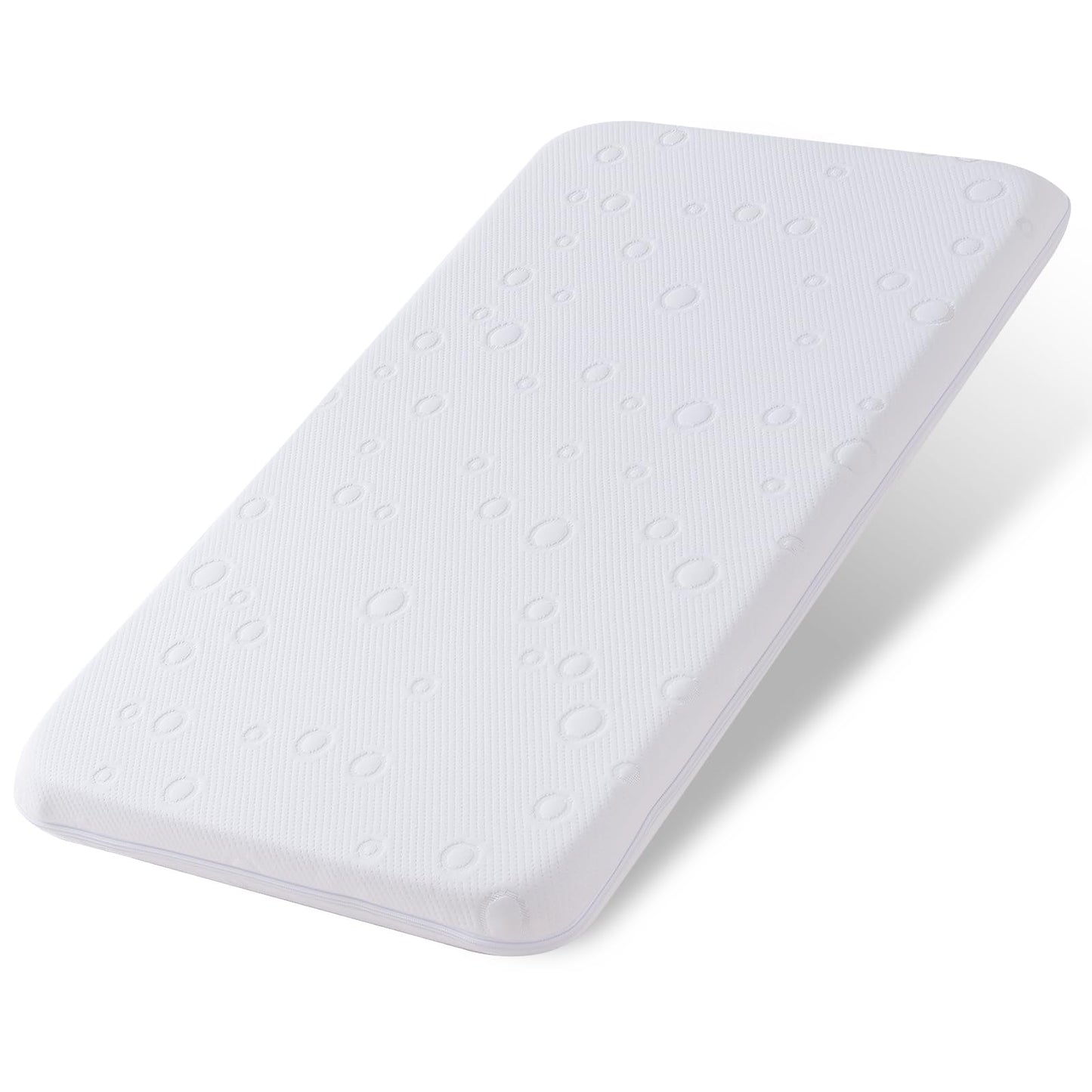 Amzreine Baby Bassinet Mattress Pad, 33" x 20" x 2" Dual Sided Gel Memory Foam Mattress with Breathable Removable Soft Cover Fit for Mika Micky/KoolerThings/Baby Delight Bassinet