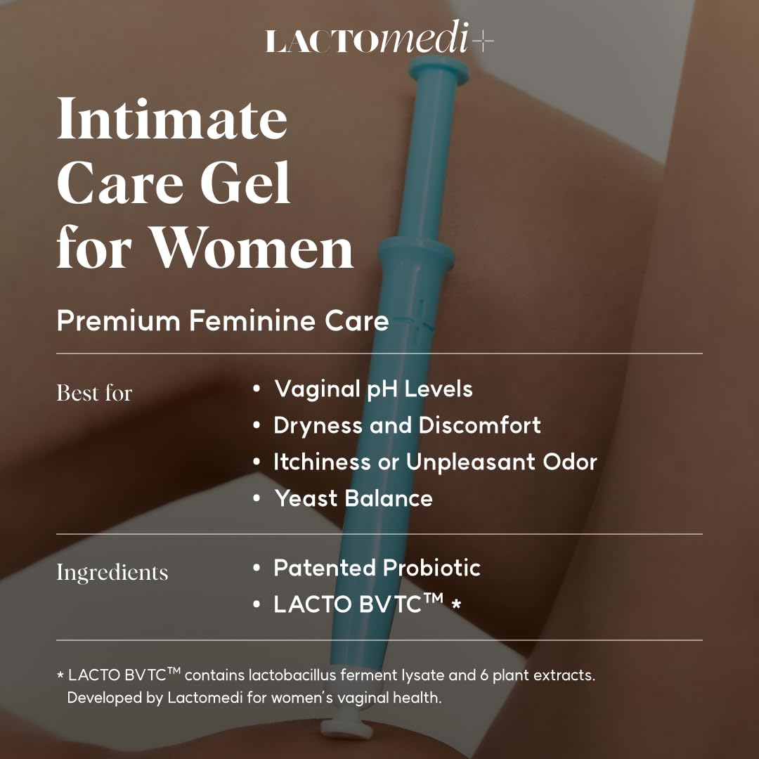 LACTOMEDI Intimate Care Gel | 10-Day Intensive Care Package | Vaginal Probiotics Applicator | Yeast Infection Care | BV Gel | pH Balance Gel | Itchiness and Unpleasant Odor | 1Box x 10pcs