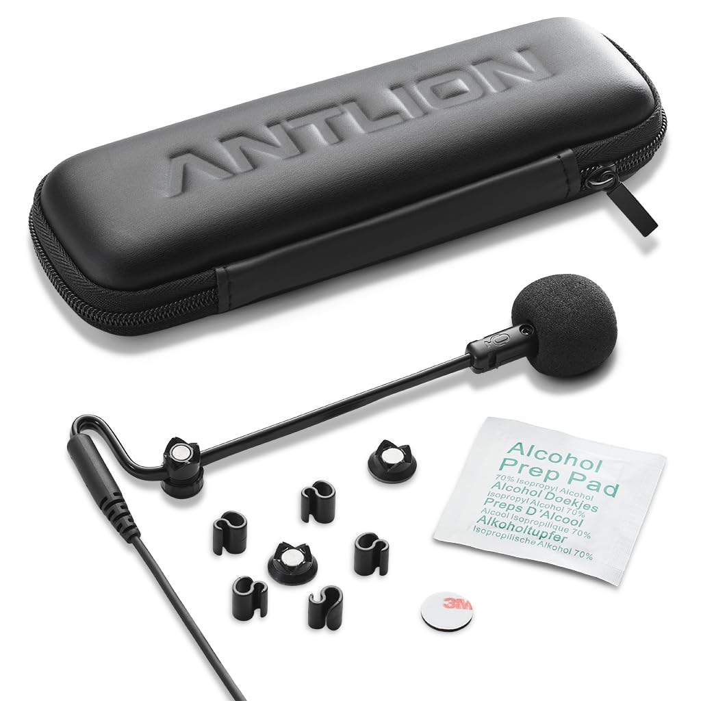 Antlion Audio ModMic Uni 2 Attachable Noise-Cancelling Microphone with Mute Switch, Compatible with PCs, Gaming Consoles, Handheld Devices, and More