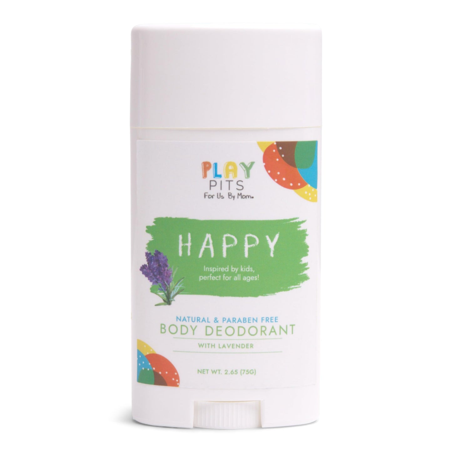 PLAY PITS - Natural Kids Whole Body Deodorant - Safe for Girls & Boys w/Sensitive Skin of All Ages - Clean & Paraben Free – SUGA, SONSHINE, & HAPPY - Infused w/Essential Oils – Variety 3 pack