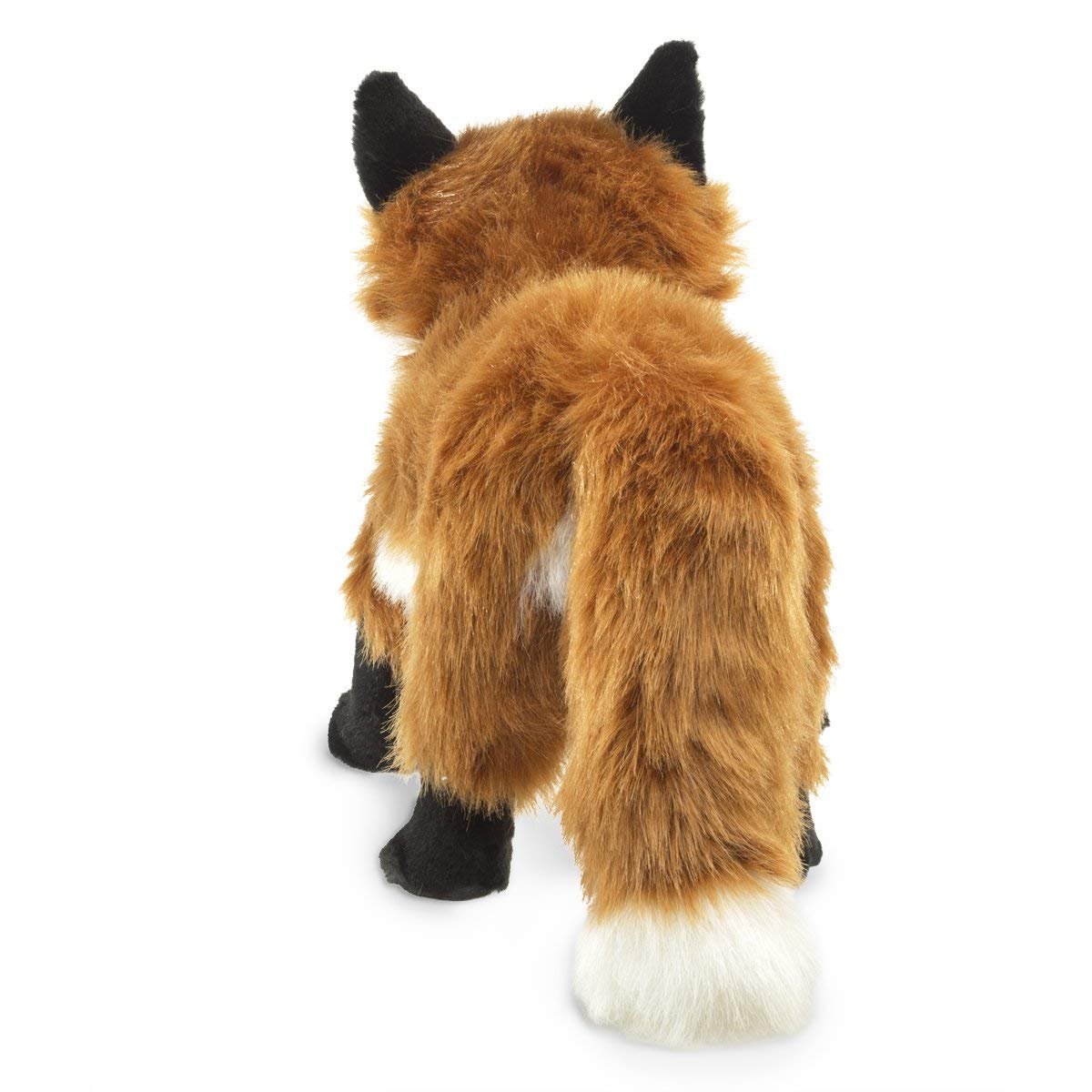 Folkmanis Puppets Red Fox Hand Puppet, Red/White/Black
