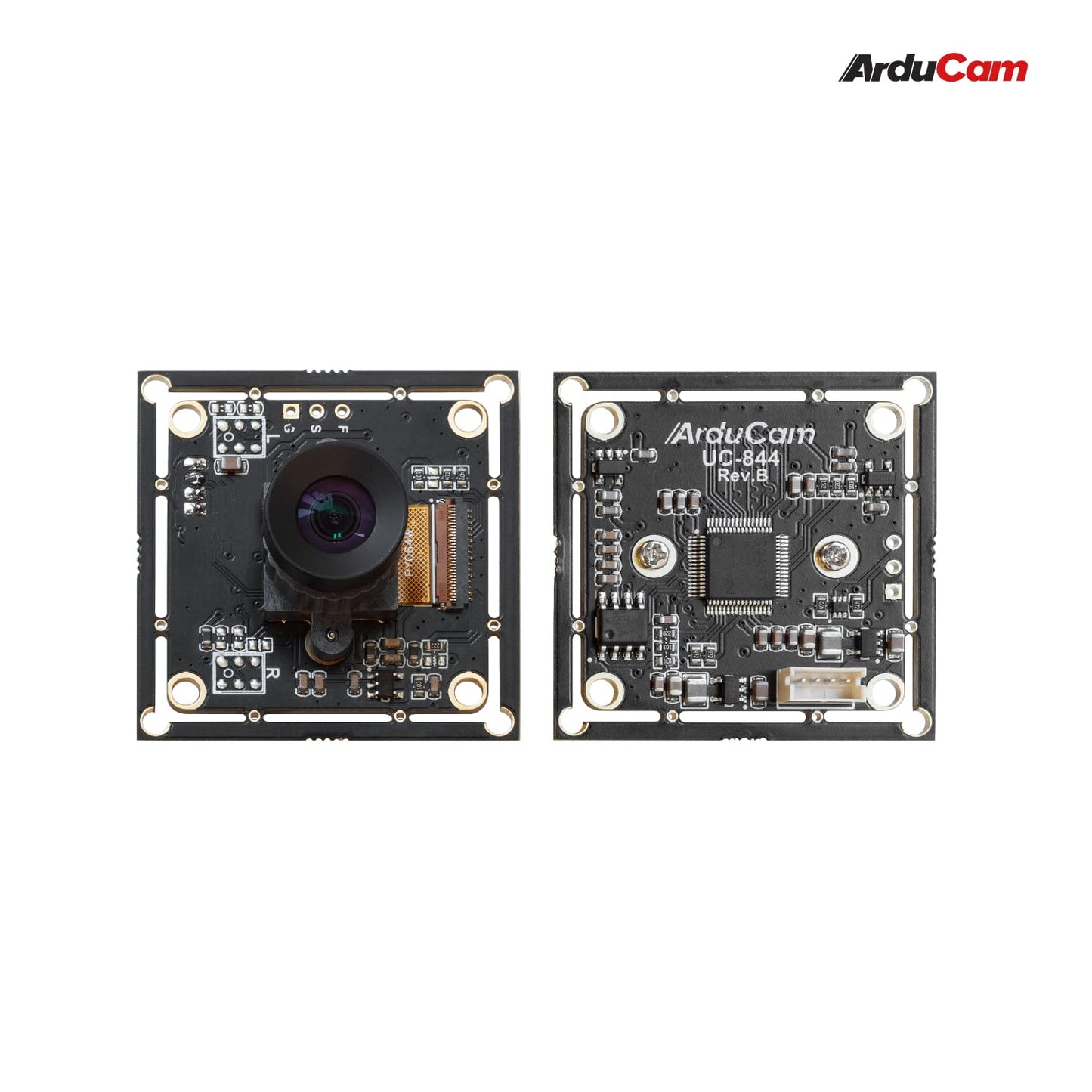 Arducam 2MP Global Shutter USB Camera, 50fps OV2311 Monochrome UVC Webcam Module with Low Distortion M12 Lens Without Microphones, Compatible with Windows, Linux, Android and Mac OS