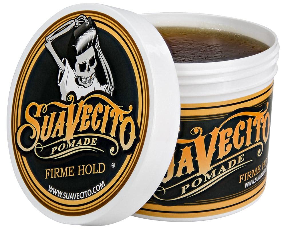 Suavecito Strong Hold Hair Pomade For Men, 32 oz - Medium Shine Water Based Wax Like Flake Free Hair Gel - Easy To Wash Out - All Day Hold For All Hair Styles