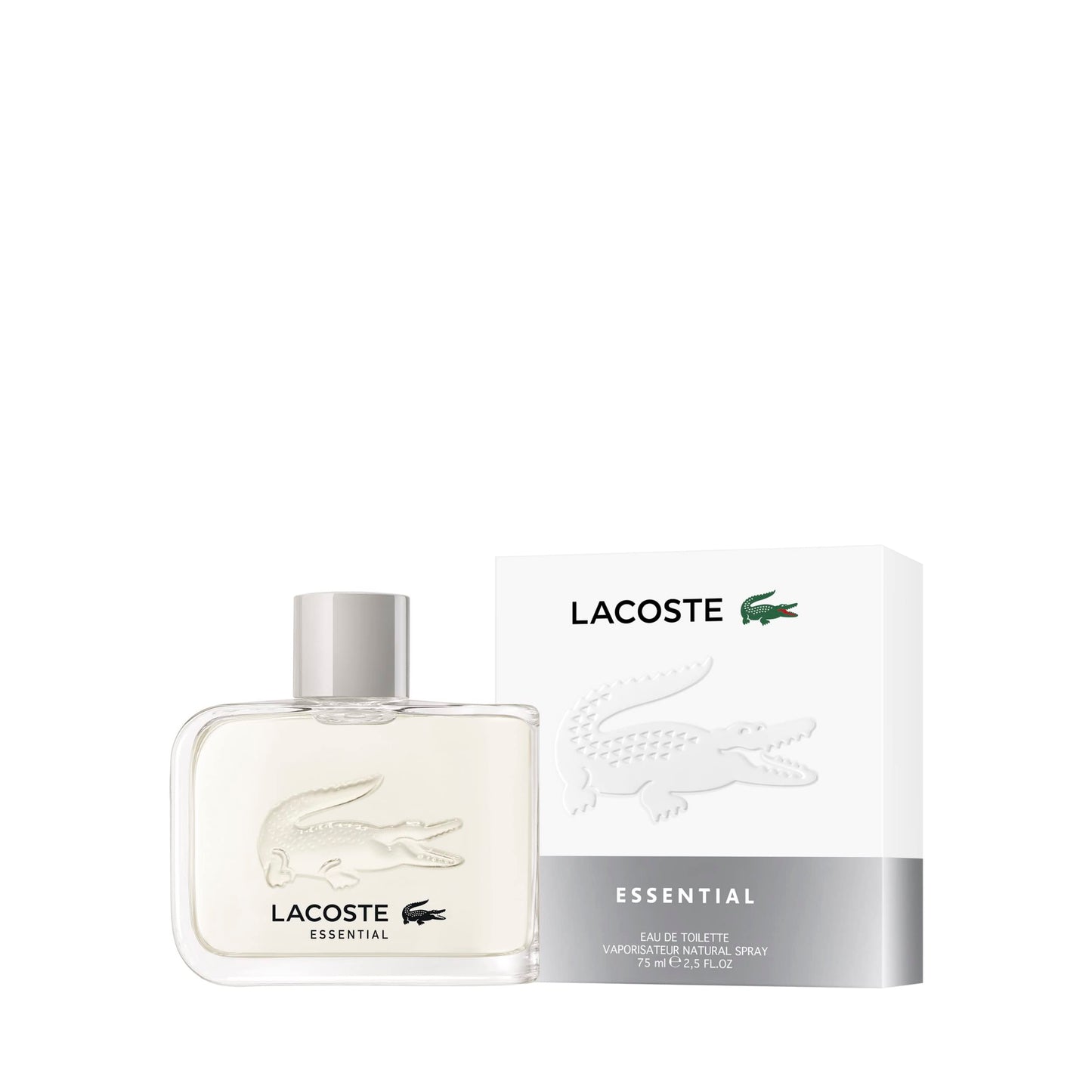 Lacoste Essential Eau de Toilette - Long Lasting Fragrance with notes of Citrus, Rose & Patchouli - Fougere & Aquatic - 1.7 fl. oz.