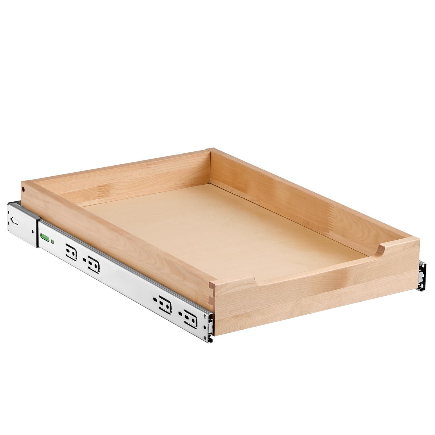 VEVOR Pull Out Cabinet Organizer, 14"W x 21"D Cabinet Drawer, Soft Close Slide out Shelf, Heavy-Duty Sliding Wood Drawer, Bottom Mount Size(14.5"W x 23"D)and Side Mount Size(15"W x 23"D)