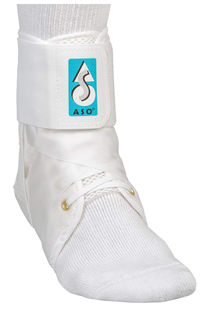 ASO Speed Lacer Ankle Stabilizer, White, Medium