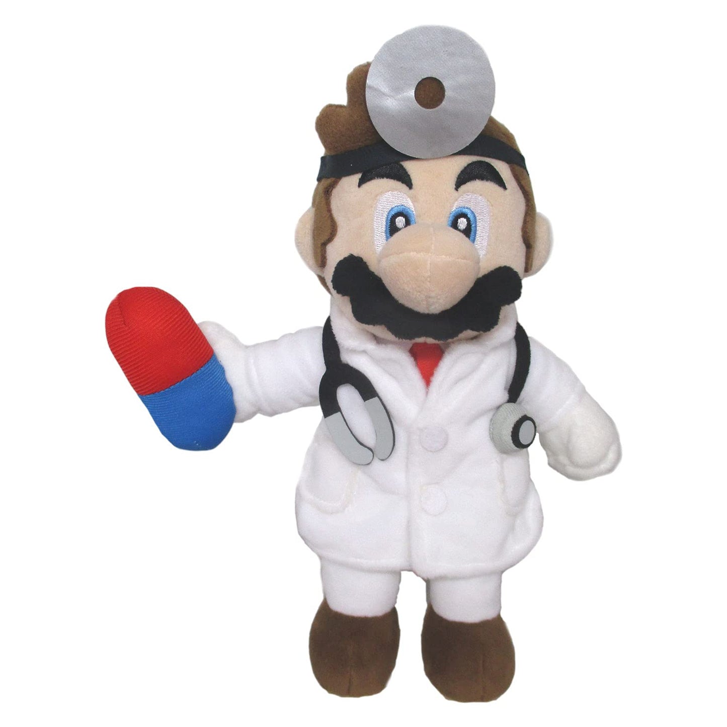 Little Buddy 1824 Dr. Mario World - Doctor Mario Plush, 9", Multicolor