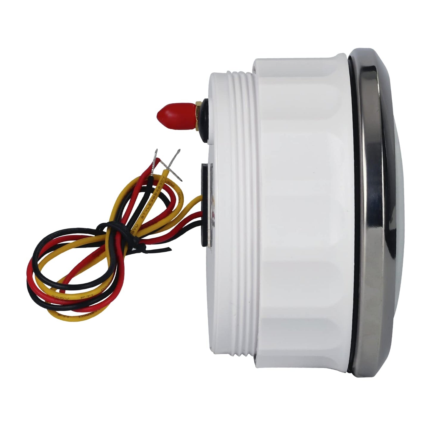MOTOR METER RACING W Pro 85mm 3-3/8" GPS Speedometer Digital Odometer 120 MPH Waterproof White Dial Red LED for Car Truck Marine Boat Yacht Motorcycle