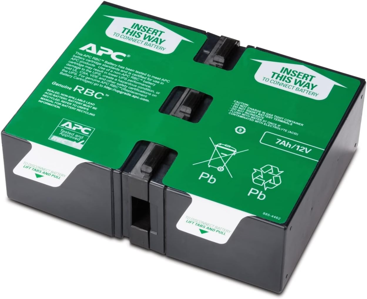 APC UPS Battery Replacement, APCRBC123 UPS Models BR1000G, BX1350M, BN1350G, BX1000G, BX1300G, SMT750RM2U, SMT750RM2UC, SMT750RM2UNC and Select Others