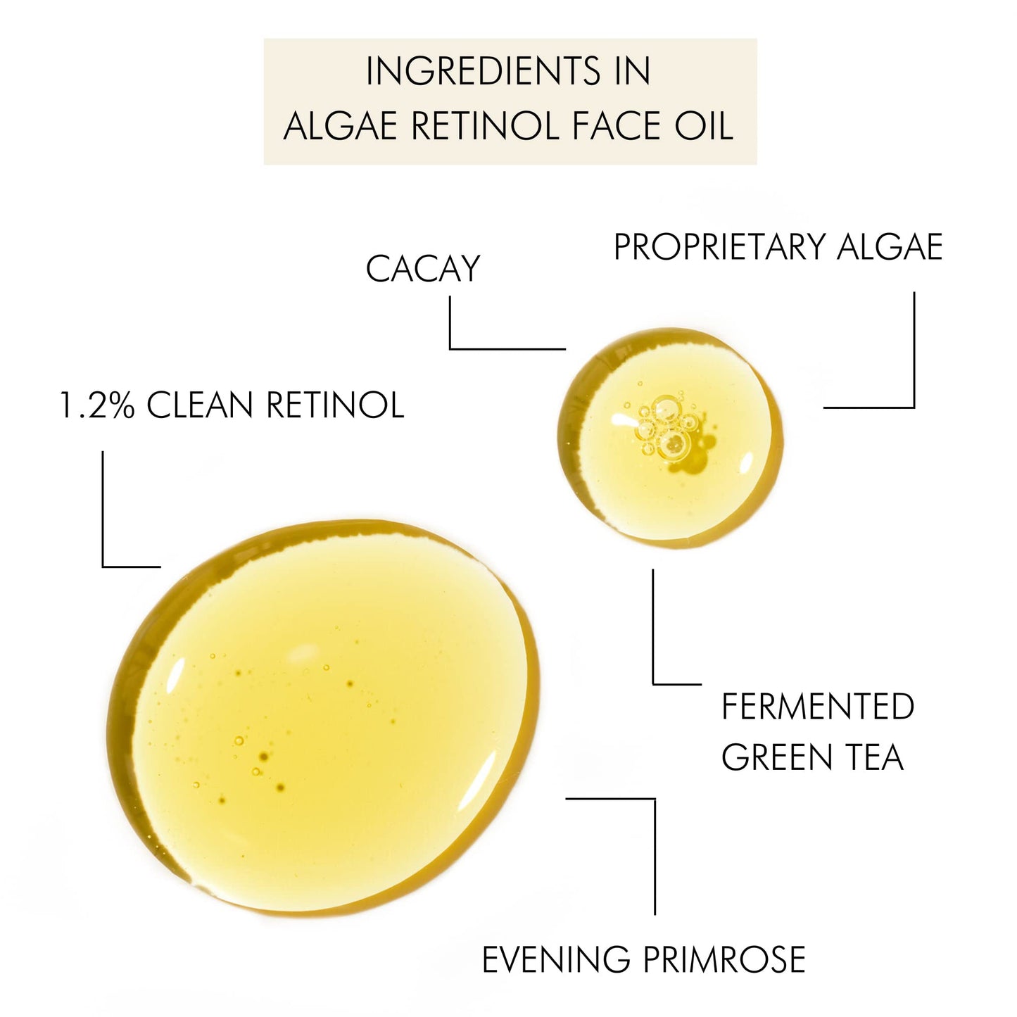 MARA - Natural Evening Primrose + Green Tea Algae Retinol Face Oil | Plant-Based Skin Care | Moisturizes + Soothes Skin To Minimizes Look of Pores + Fine Lines (Travel Size, 0.5 fl oz | 15 mL)