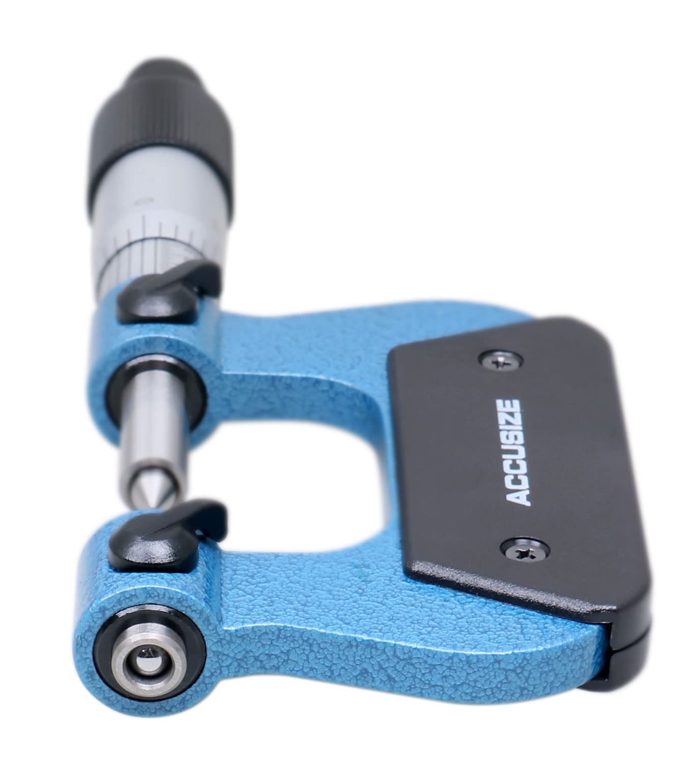 Accusize Industrial Tools 0-1'' by 0.001'' Screw Thread Micrometer with 5 Anvil in Fitted Box, S916-C750