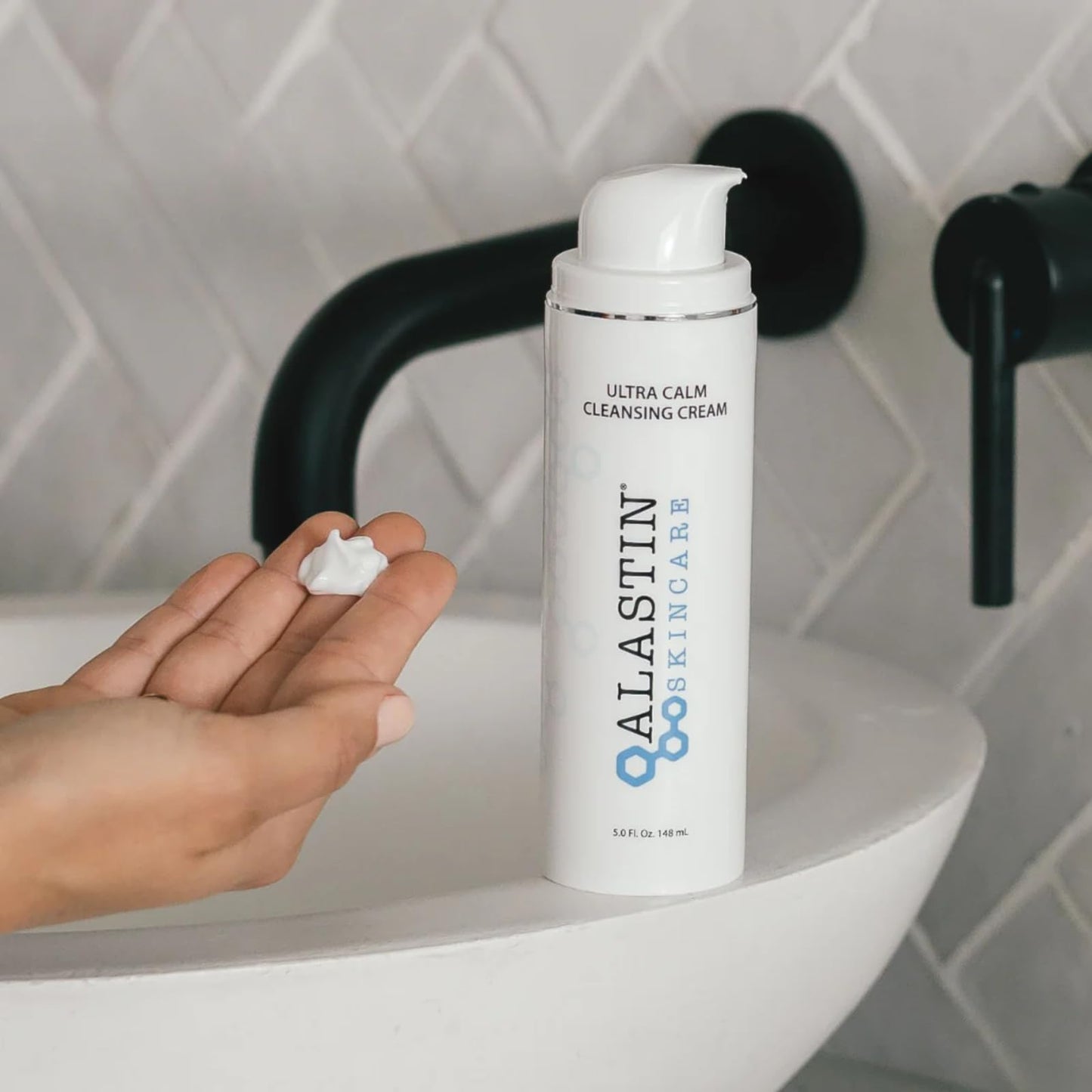 ALASTIN Skincare Ultra Calm Cleansing Cream Face Wash (5 oz) | Hydrating, Nourishing Daily Face Cleanser | Gentle Formula Safe for Sensitive Skin