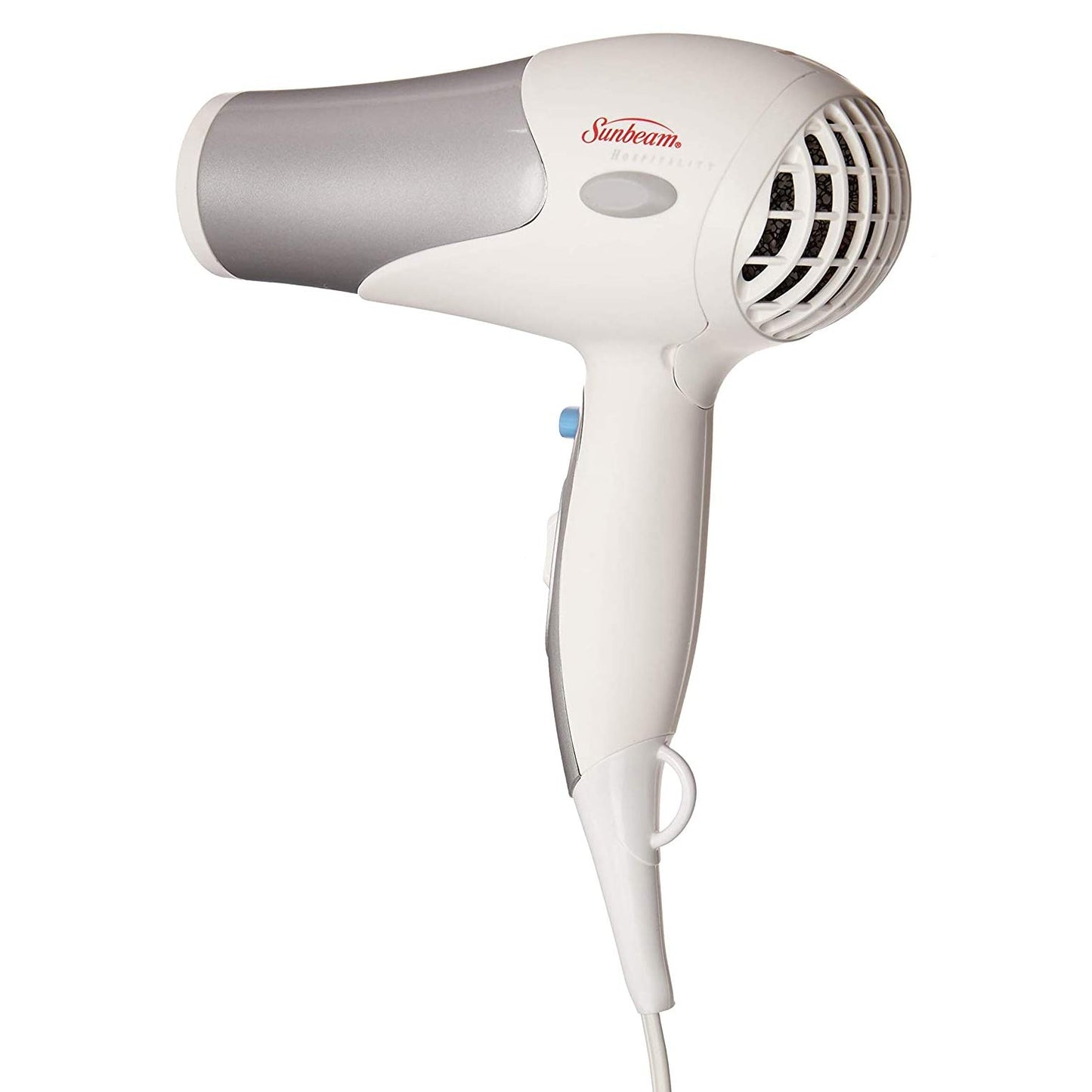 Sunbeam Dual Watt 3 Speed GreenSense Wall Mount Ionic Hair Dryer with Dimmable LED Night Light and Bracket, Black and Silver