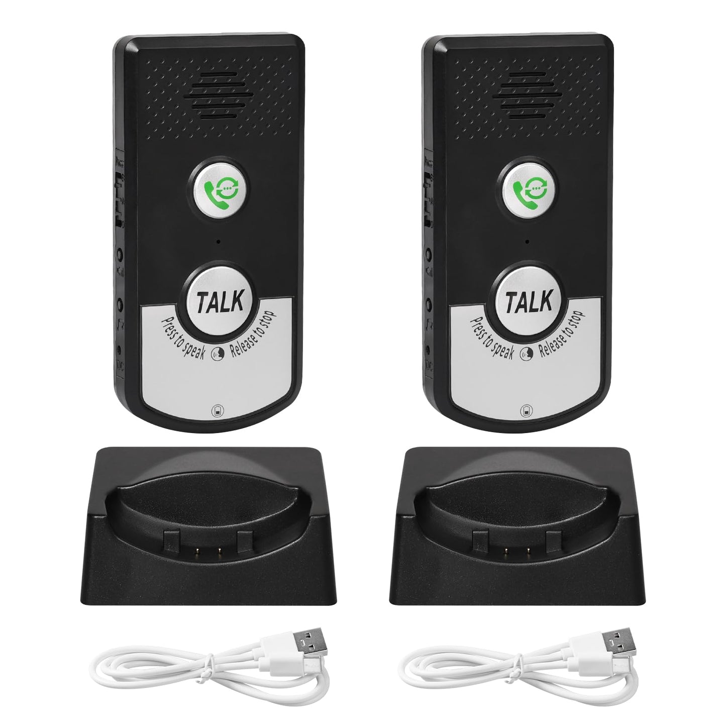 2 Way Wireless Intercom for Home Hospital Hotel,1000m Range Indoor Intercoms Wireless