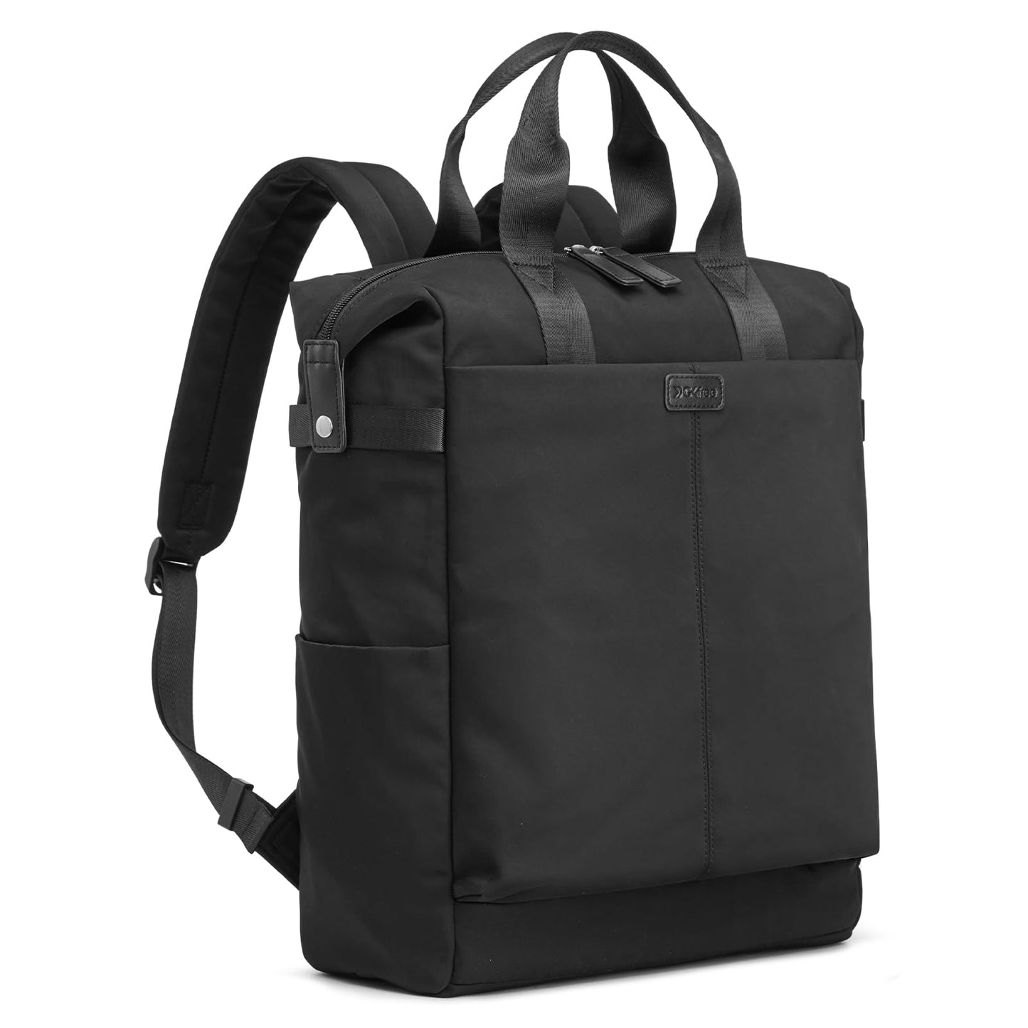 G4Free Protective 16" Laptop Backpack, Large Work Bag for Men Women, Slim Casual Backpacks for Travel, College, Business, Black
