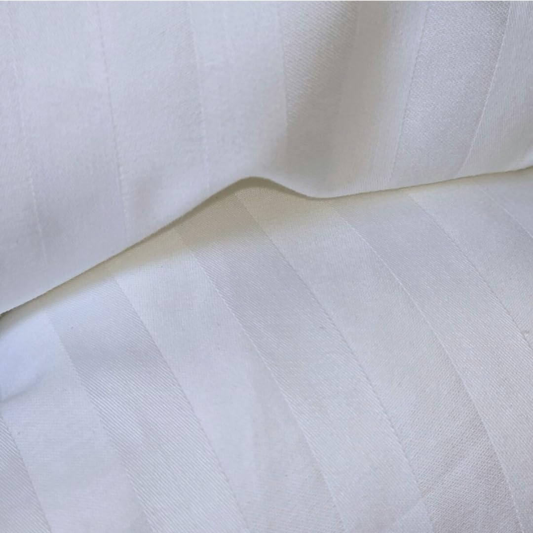 Duvet Cover Protector for Toddler Comforter, 100% Cotton, Zipper to Block Blanket from Dust Fits Standard Crib & Toddler Bed, 33x42 Inch, White