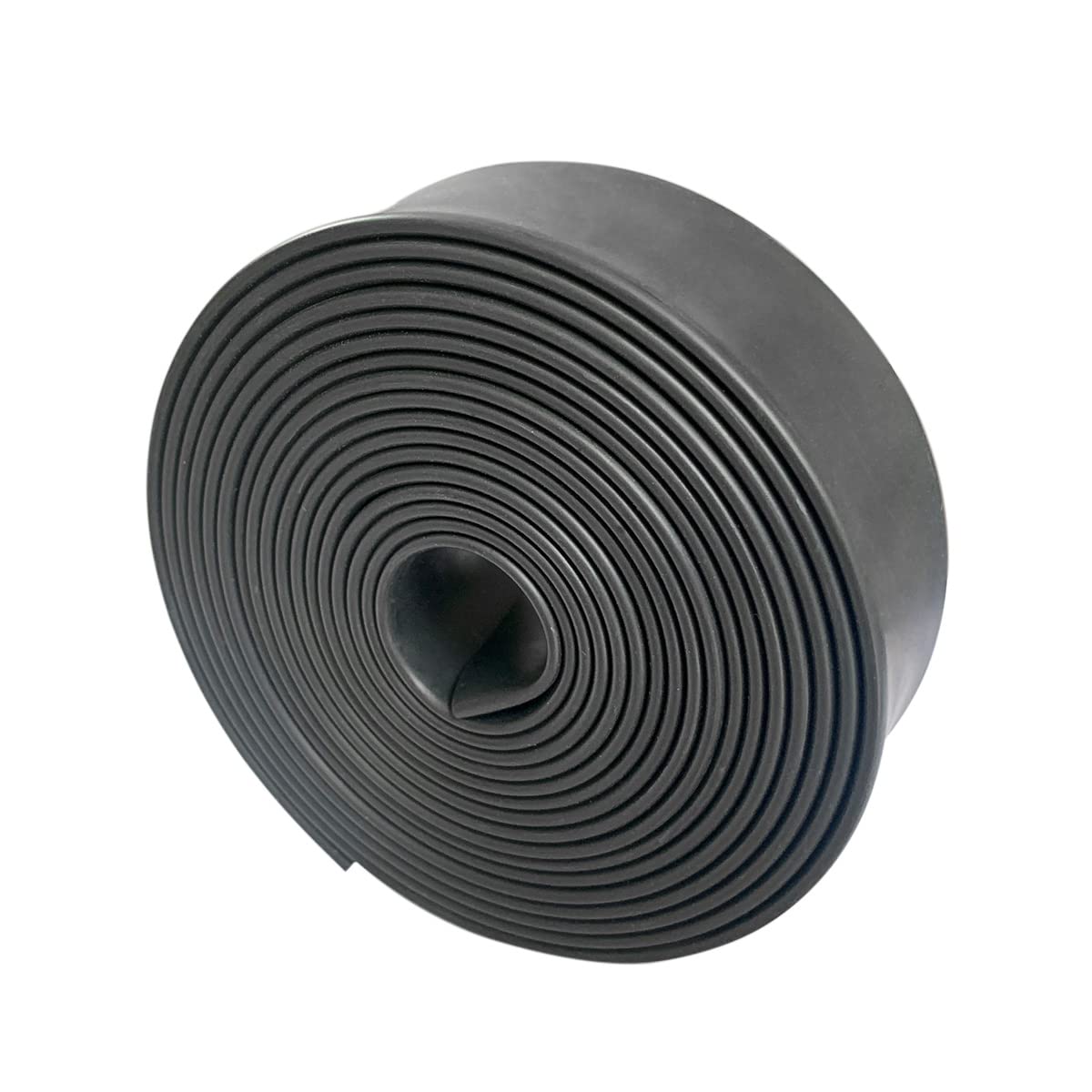 ALEKOR 3:1 Ratio Heat Shrink Tubing Roll Adhesive Lined Industrial Marine Grade Dual Wall Heat Shrink Tube Waterproof and Sealed Black (1-1/2 inches(40 mm), 30 Feet)