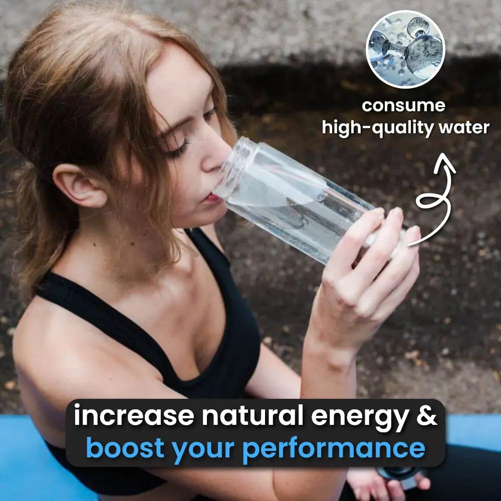 Aqua Vital Hydrogen Water Bottle Rechargeable Portable Hydrogen Water Machine Generator, Ionizer for Home, Office, Travel with Charger