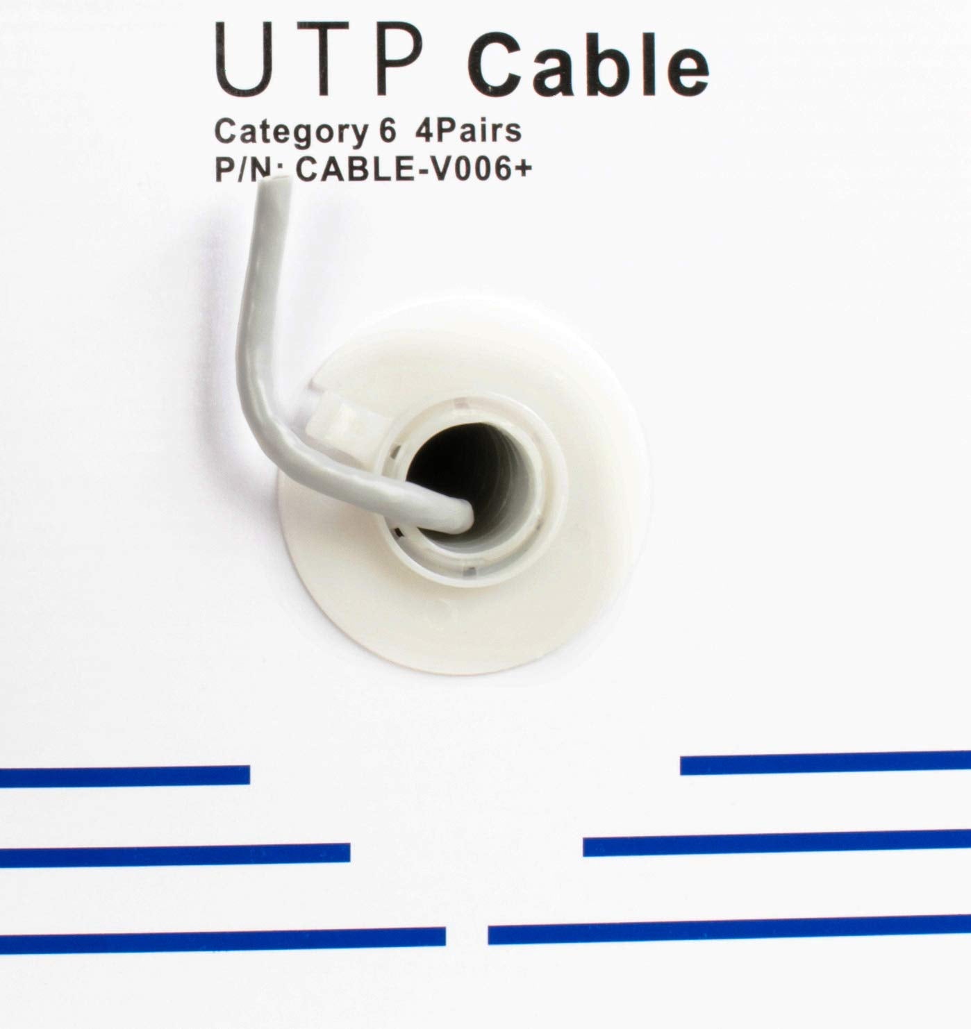 VIVO 500ft Bulk Cat6 Wire, CCA Ethernet Cable, 23 AWG, UTP Pull Box, LAN Network, Gray, CABLE-V006