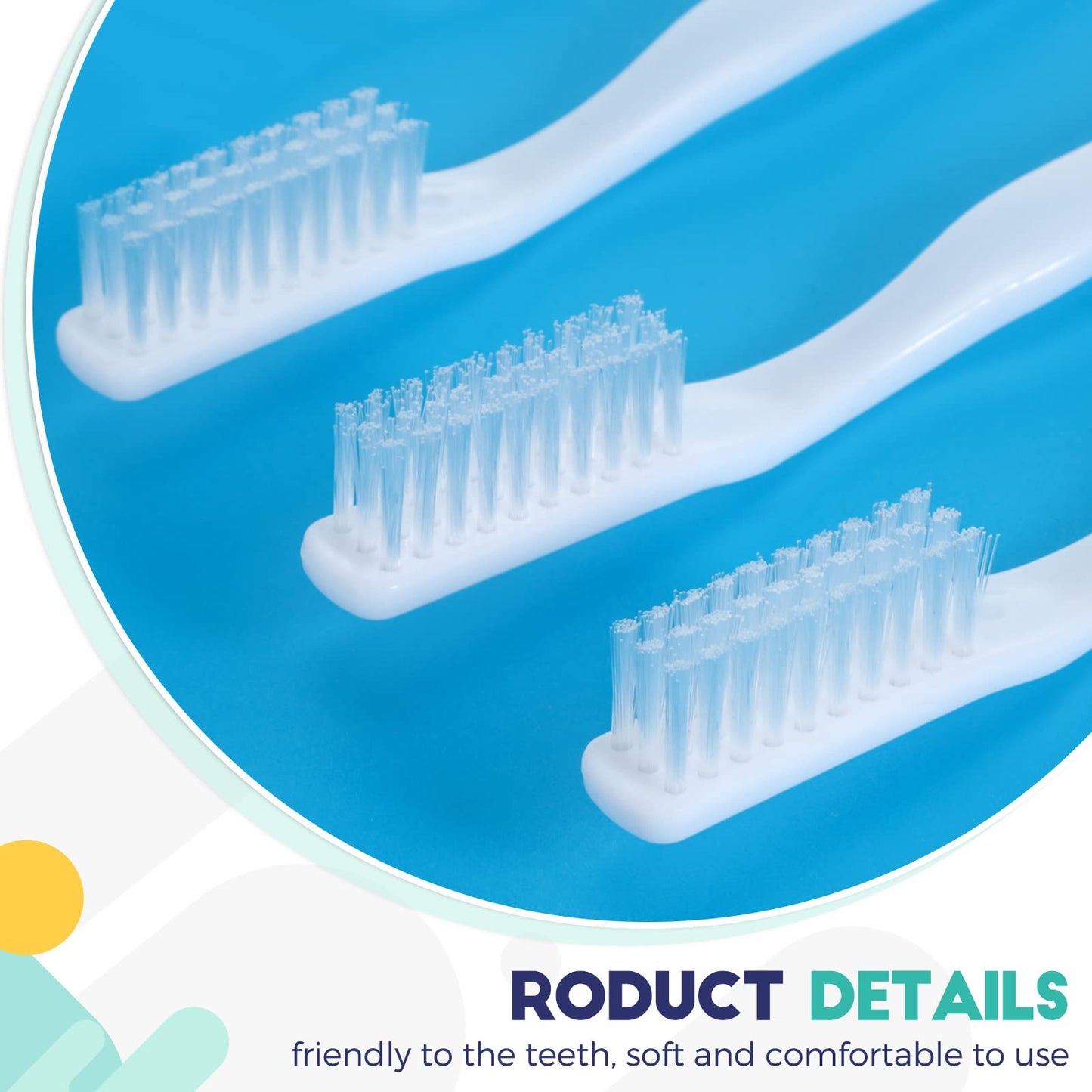 400 Pack Individually Wrapped Disposable Toothbrush Hard Bristle Adult Toothbrush Manual Tooth Brush Travel Toothbrushes Single Use Toothbrush for Homeless Women Men Hotels Guest Rooms, White